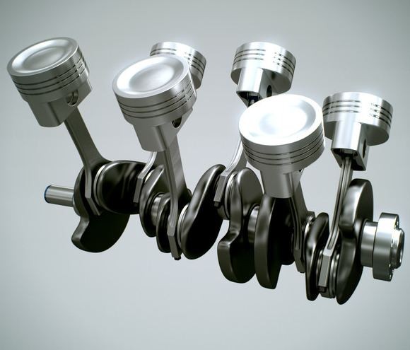 میل لنگ و پیستون کرولا